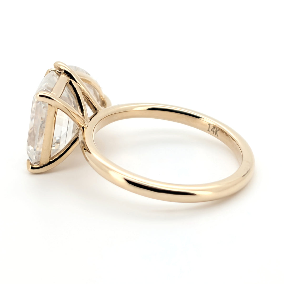 Amara – Bague Moissanite Toi et Moi Romance Sentimentale